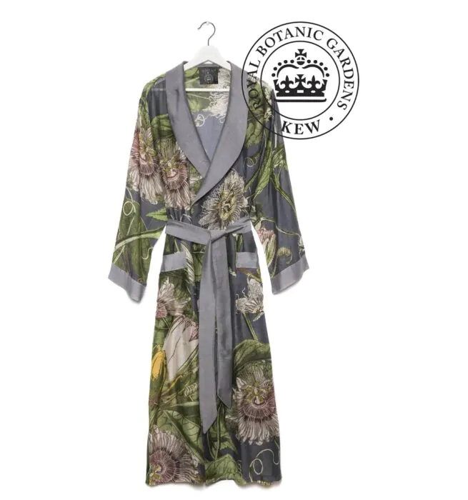 Powder S Kaleidoscope Floral Kimono Gown Sage Armed Gorgeous