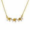 Alex Monroe – Marching Elephants Necklace