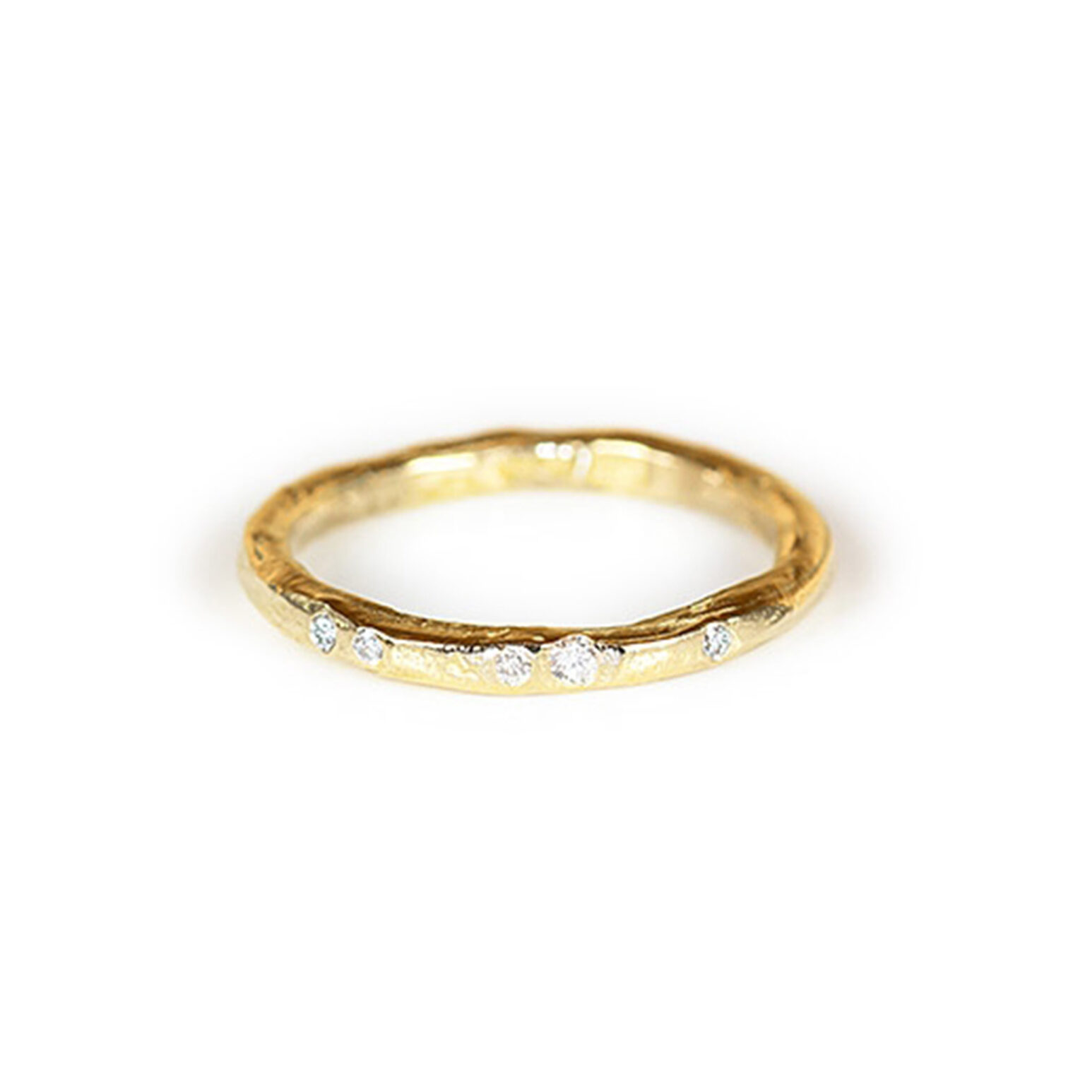 Skinny 18ct Gold, 5 Diamond Ring | Armed & Gorgeous - Independent ...