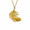 Alex Monroe Big Feather Necklace