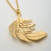 Alex Monroe Big Feather Necklace