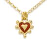 Red Sacred Heart Necklace