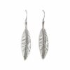 Feather Drop Earrings