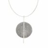 Textured Circle Pendant