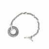 Silver Disc Bracelet