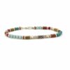 Bead Bracelet (Turquoise, Amazonite, Coral)