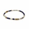 Bead Bracelet (Lapis, Silver, Brass, Copper)