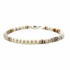 Bead Bracelet (Pearl, Silver, Copper, Brass)