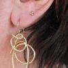 Abstract Wirework Drops (Gold Plate or Sterling Silver)