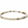 Bead Bracelet (Pearl, Silver, Copper, Brass)