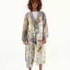 One Hundred Stars Dressing Gowns New York Map Gown