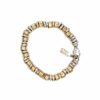 Luxury Rolled Gold and Silver Bracelet