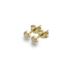 9ct Gold Hexagonal Cubic Zirconia Studs