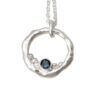 Bubble Pendant With London Blue Topaz