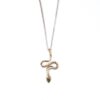 Solid Gold Snake Necklace