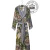 One Hundred Stars Dressing Gowns Passion Flower Grey