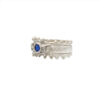 Millie Savage Jewellery | Bitta Space Ring Blue Spinnel