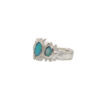 Millie Savage Jewellery | Opal Trio Ring (Blue or White)