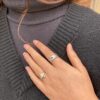 Millie Savage Jewellery | Bitta Space Ring Blue Spinnel