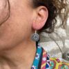 Textured Disc Earrings