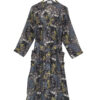 One Hundred Stars Dressing Gown Deco Daisy Grey