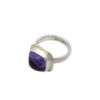 Amethyst Cushion Ring