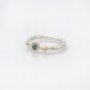 Fi Mehra Swiss- Silver & 9ct Blue Topaz Ring