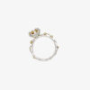 Silver and 9ct Gold Citrine Ring