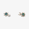 Millie Savage Oogie Boogie Star Moon Studs (White or Blue Opal)