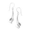 Mavilo Double Leaf Medium Drop Earrings