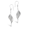 Mavilo Wide Leaf Earrings