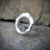 Halo Ring With London Blue Topaz