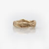 Fi Mehra – Uneven Ribbon & Wire 9ct Gold Ring