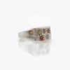 Fi Mehra – Orange Sapphire & Diamond Starburst Ring