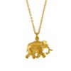 Alex Monroe Indian Elephant Necklace (Silver or Gold Plated Silver)