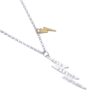 Chambers & Beau Lightening Bolt Necklace Calm, Strong, Unafraid