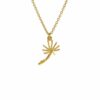 Alex Monroe Dandilion Fluff Necklace (Silver/Gold)