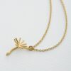 Alex Monroe Dandilion Fluff Necklace (Silver/Gold)