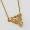 Alex Monroe Seahorse Companion Necklace (Silver or Gold Plated Silver)