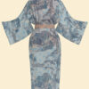 Powder Tropical Toile Kimono Gown – Denim & Petal