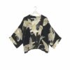 One Hundred Stars Black Stork Kimono