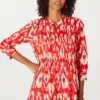 Dream Phantom Dress Minx Ikat Red