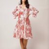 Dream Apparel – Lobster Dress Red & White Sketch