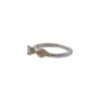 Fi Mehra Baguette Cut Diamond 9ct Gold & Silver Ring