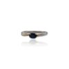 Fi Mehra Claw Set Sapphire Ring (Silver/9ctGold)