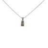 Fi Mehra Salt & Pepper Diamond Set in 9ct Gold on Silver Pendant