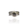 Adele Taylor Salt & Pepper and White Diamond Ring