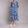 Dream Corola Dress Minx Ikat Blue