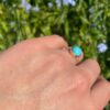 Turquoise & 9ct Gold Ring