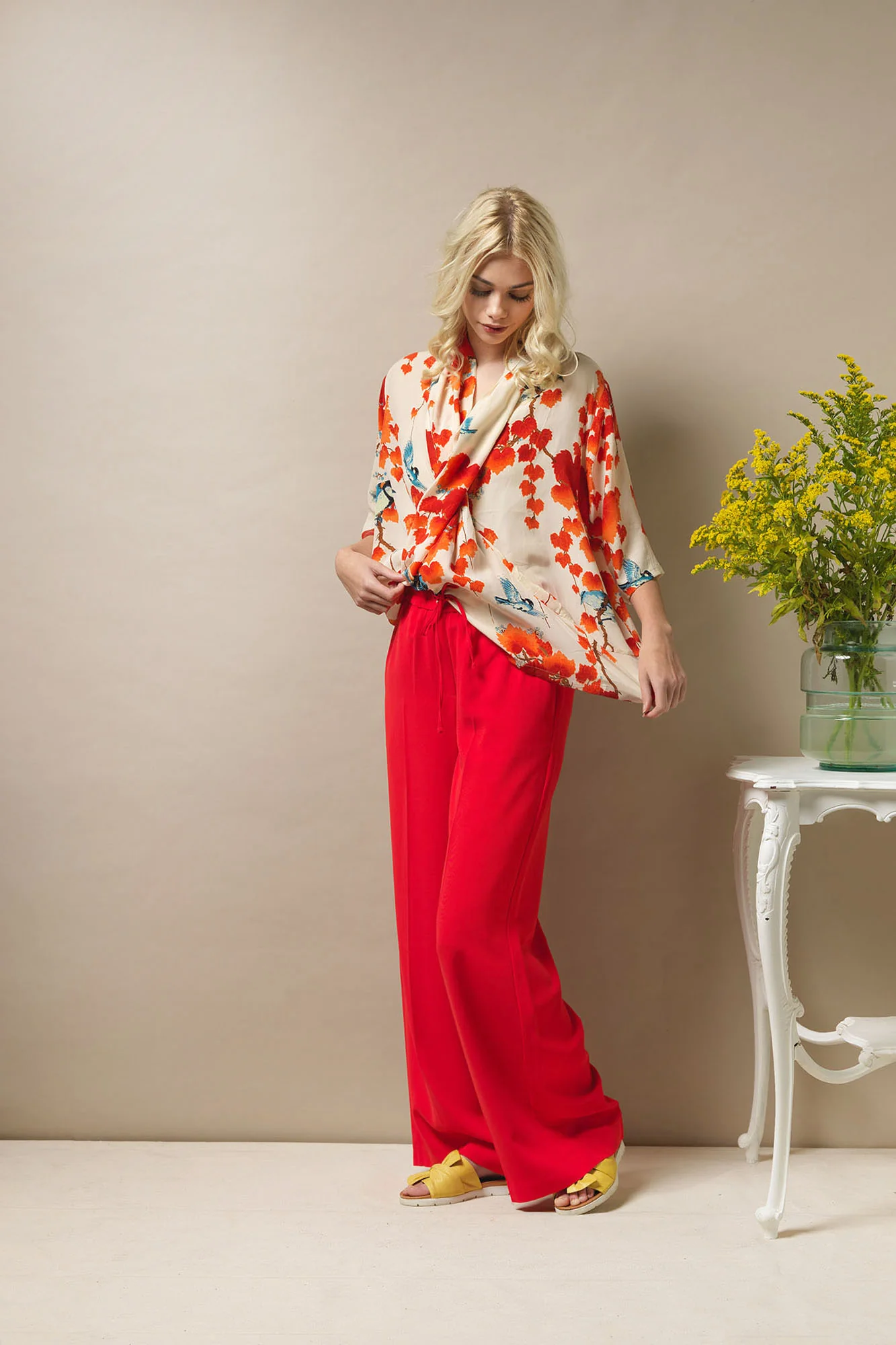 Acer Red Tunic Top – One Hundred Stars USA